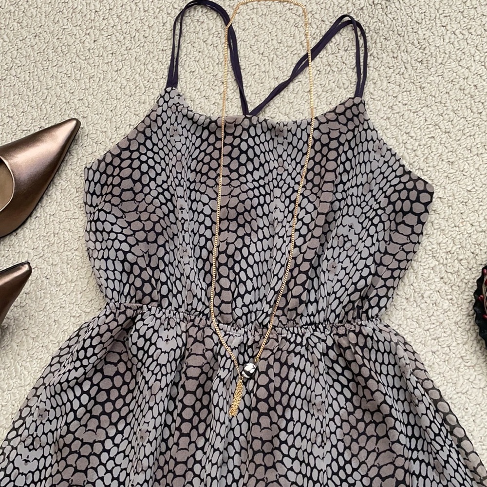 Ya Los Angeles Blue Snake Print Dress - Picture 3 of 16